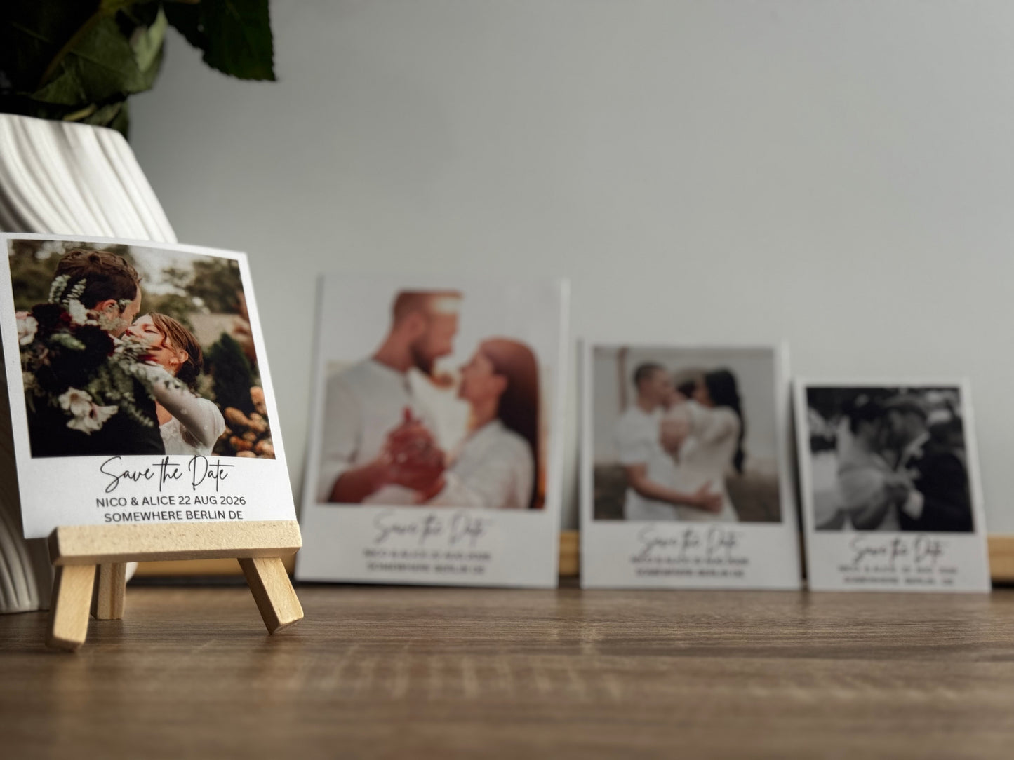 Save The Date Personalisierte Fotomagnete