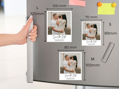 Save The Date  Personalisierte Fotomagnete