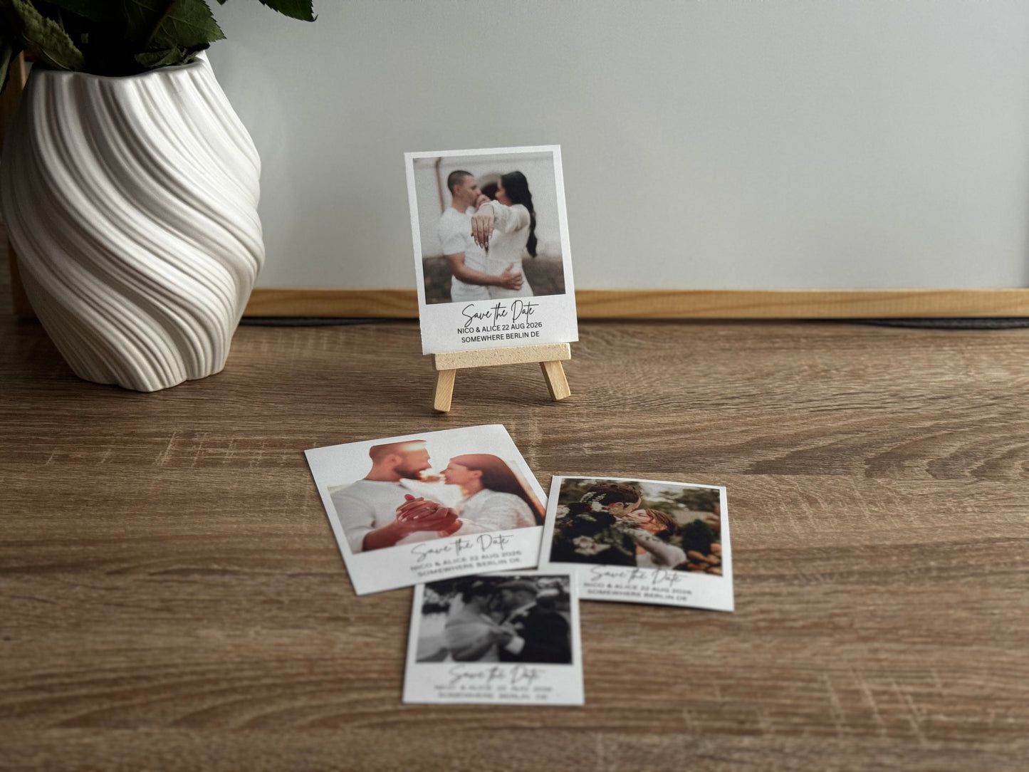 Save The Date  Personalisierte Fotomagnete