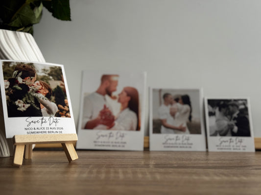 Save The Date  Personalisierte Fotomagnete